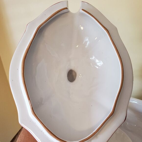 Antique Vintage Multi Floral Soup Pot Tureen Made in Italy - Picture 6 of 14